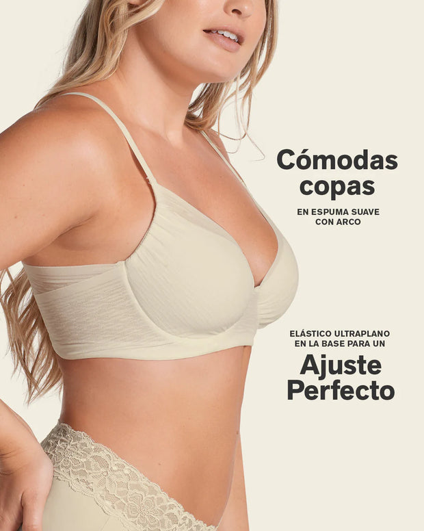 Comfort Fit Brasier con cubrimiento total del busto