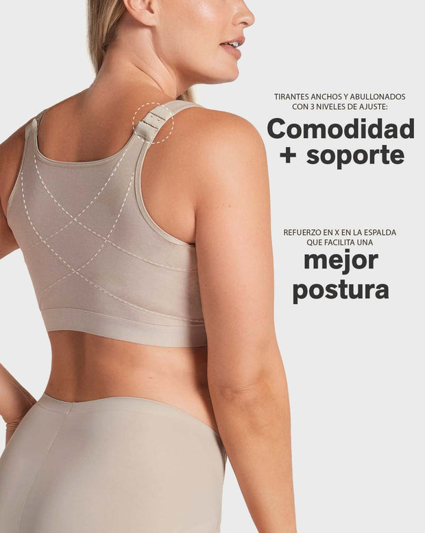 Brasier en algodón facilitador de postura
