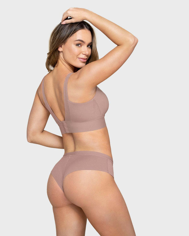 Brasier tipo top de copas extraíbles totalmente cómodo y liviano Flexi Brastop
