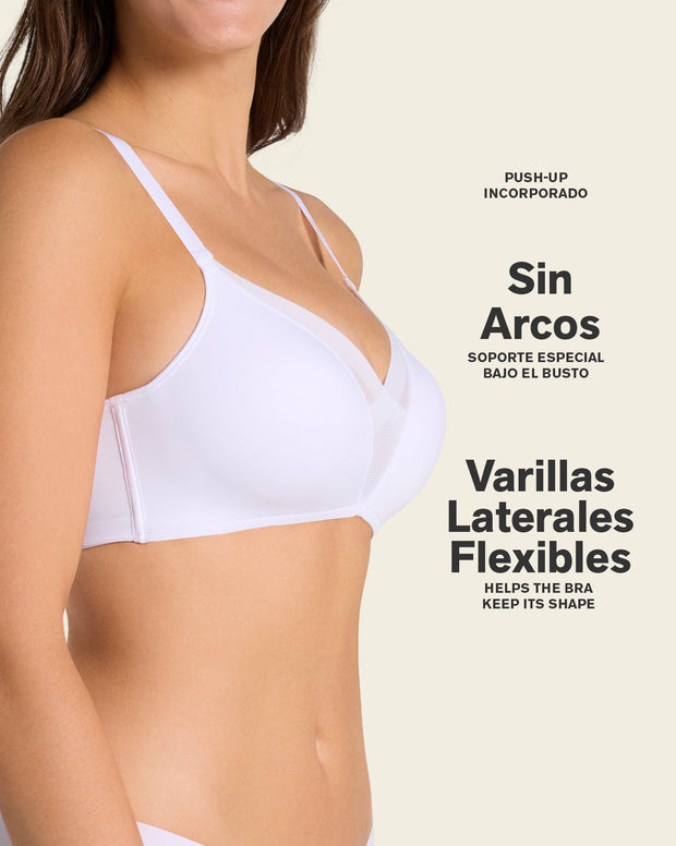 Brasier sin varilla de realce alto incorporado Magical Bra