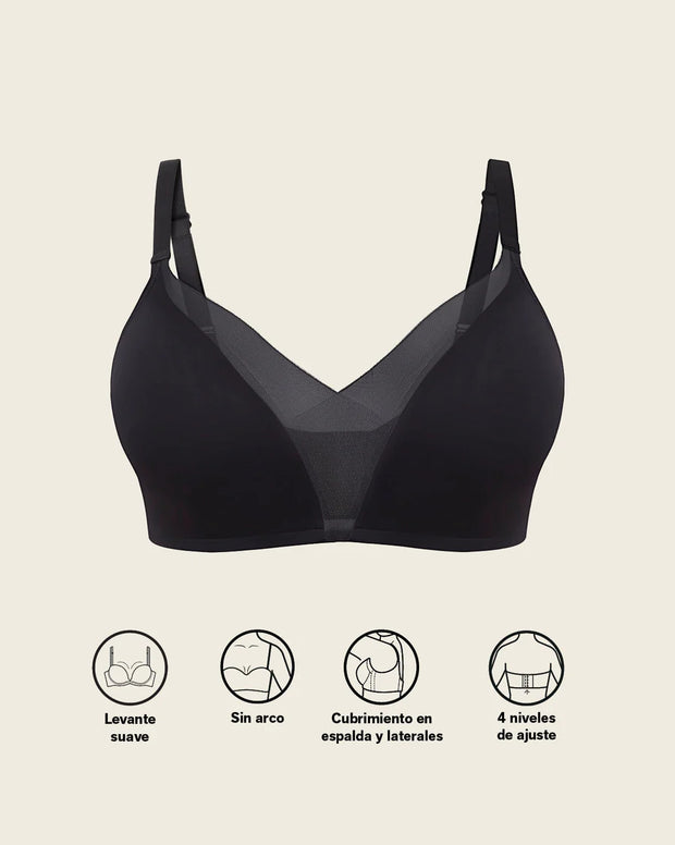 Brasier sin varilla de realce alto incorporado Magical Bra