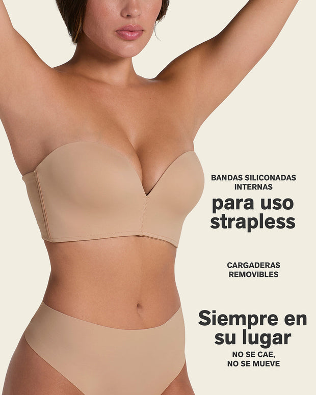 Brasier strapless antigravedad nueva edición - máximo soporte - no se cae
