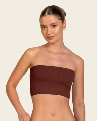 Top strapless sin costuras#color_a21-marron