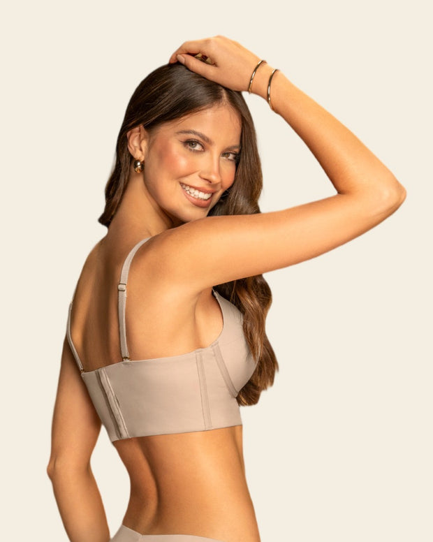 Brasier con realce incorporado y base ancha Magic Corset