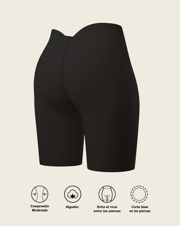 Short de compresión efecto invisible espalda en U