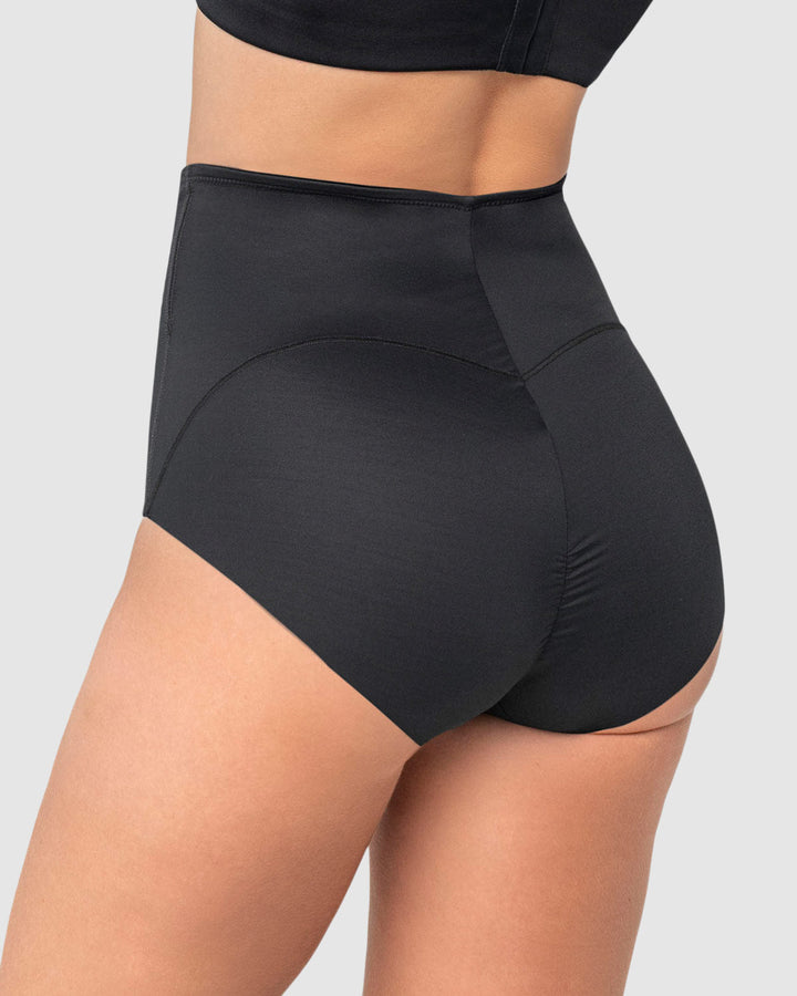 Panty clásico de compresión fuerte, tiro extra alto