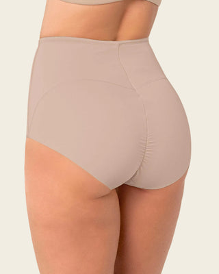 Panty clásico de compresión fuerte, tiro extra alto#color_802-cafe-claro