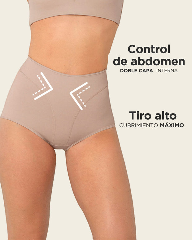 Panty clásico de compresión y tiro alto