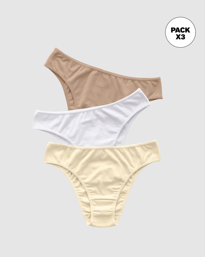 Paquete x 3 tangas ultracómodas