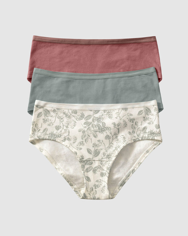 Paquete x 3 panty clásico de máxima comodidad y frescura