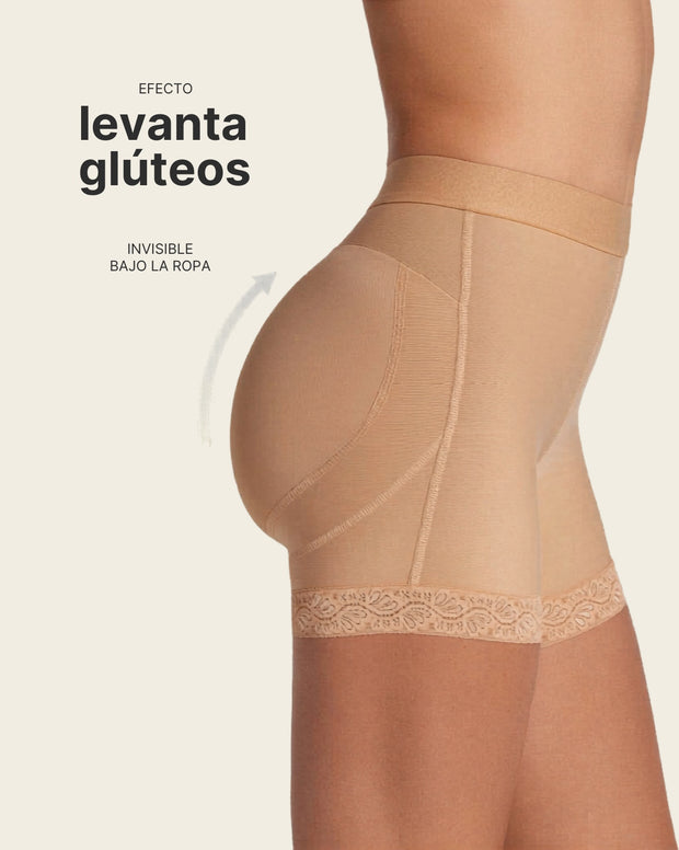 Panty faja tipo short levanta cola