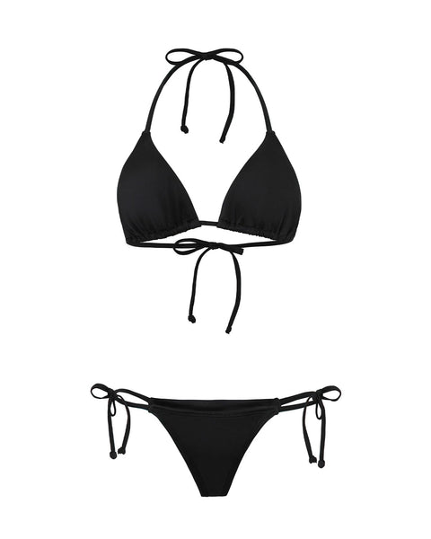 Traje de baño bronceado perfecto bikini con top y panty anudables#color_351-surtido-fucsia