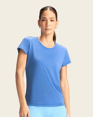 Camiseta deportiva de secado rápido y silueta semiajustada#color_052-azul-medio