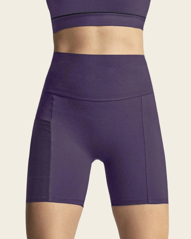 Short ciclista con bolsillo lateral y compresión de abdomen