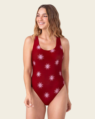 Traje de baño entero de silueta básica#color_a09-estampado-terracota-soles