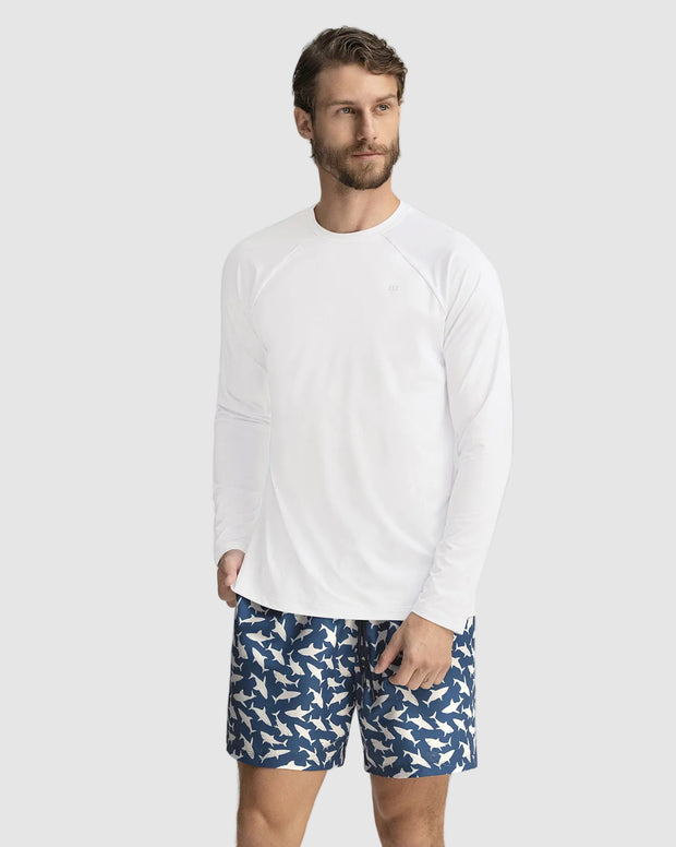 Pantaloneta de baño masculina con práctico bolsillo al lado derecho