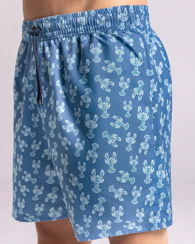 Pantaloneta de baño masculina con práctico bolsillo al lado derecho