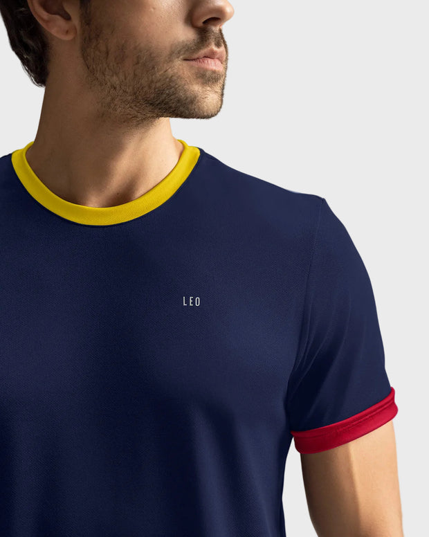 Camiseta deportiva masculina con tecnología de secado rápido