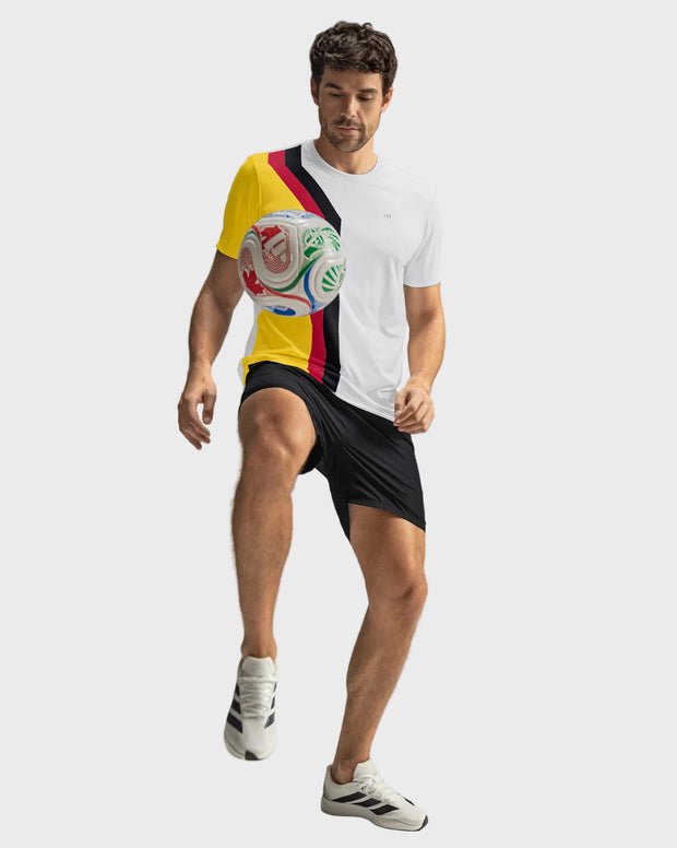 Camiseta deportiva masculina con tecnología de secado rápido
