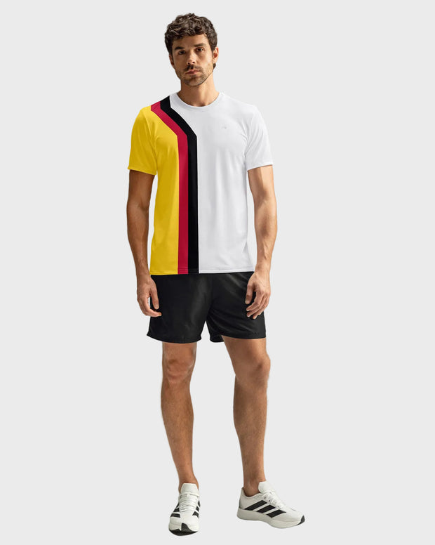 Camiseta deportiva masculina con tecnología de secado rápido