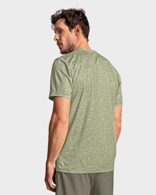 Camiseta deportiva masculina con tecnología de secado rápido