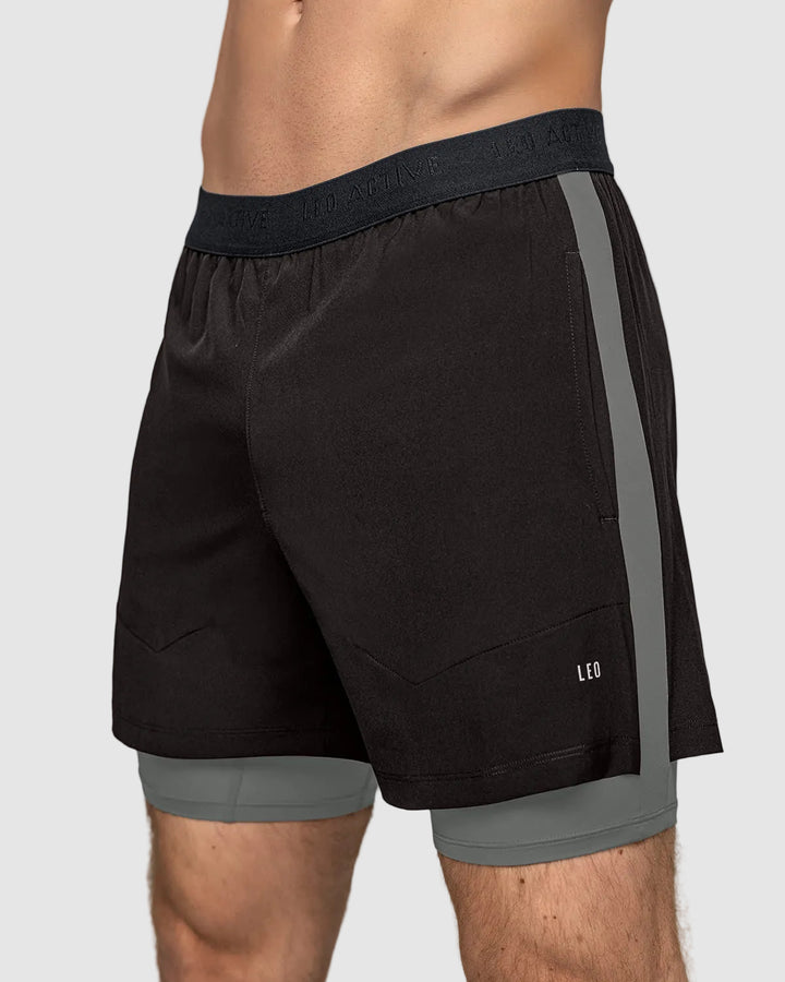 Pantaloneta deportiva con bóxer interno fijo