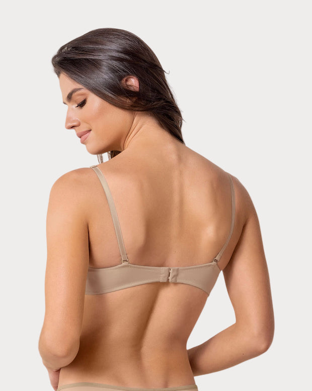 Brasier strapless con varilla de realce suave