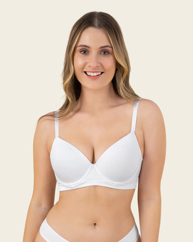 Brasier de realce suave y buen cubrimiento en espalda