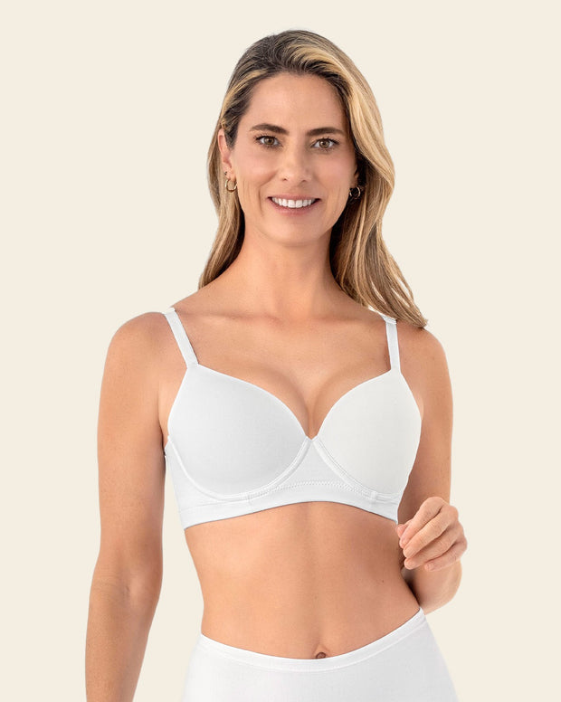 Brasier de realce suave y buen cubrimiento en espalda