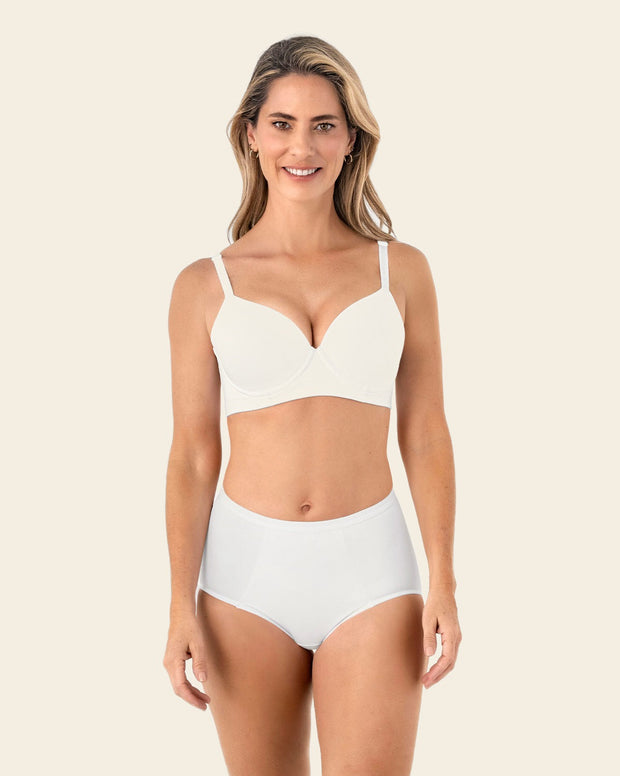 Brasier de realce suave y buen cubrimiento en espalda