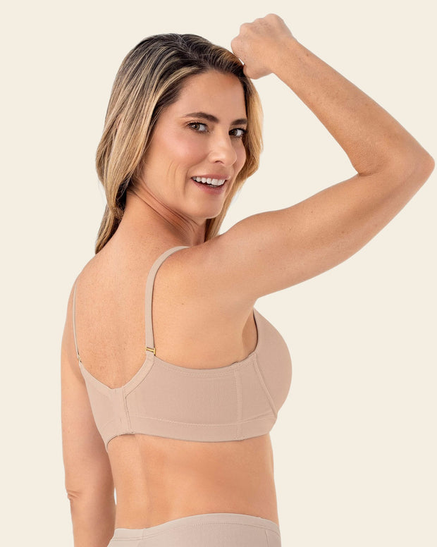 Brasier de realce suave y buen cubrimiento en espalda