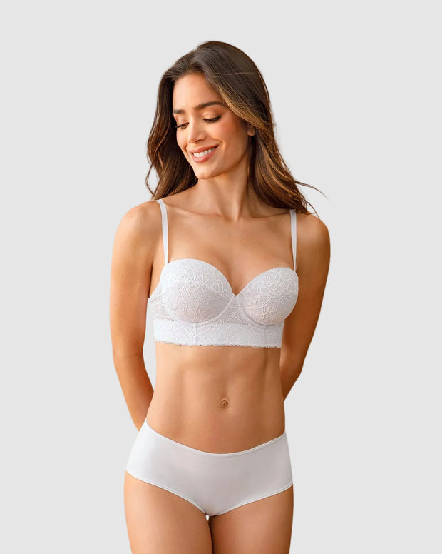 Brasier en encaje con realce incorporado