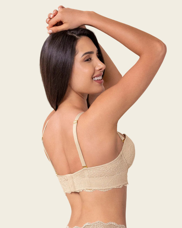 Solo-POS Brasier en encaje con realce incorporado