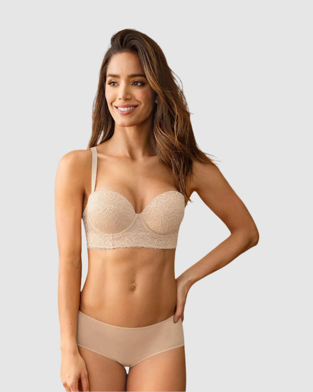 Brasier en encaje con realce incorporado