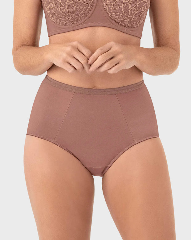 Panty clásico de compresión suave con excelente modelación