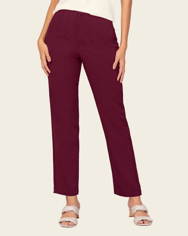 Pantalón bota recta silueta ajustada
