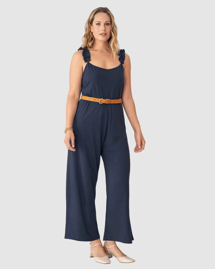 Enterizo largo con detalle en hombro