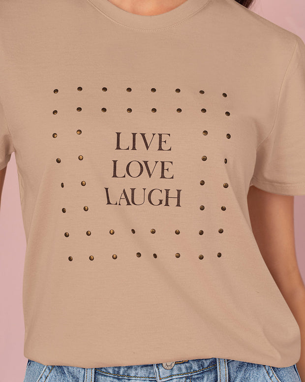Camiseta manga corta en algodón con estampado en frente