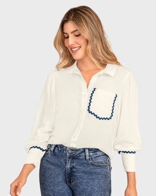 Camisa manga larga con apliques bordados#color_018-marfil