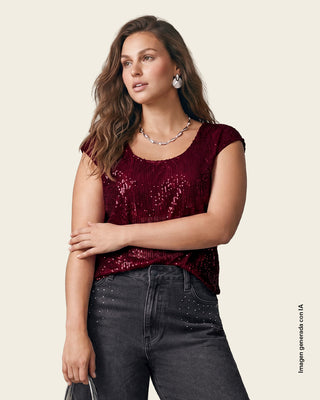 Camiseta-manga-corta-con-lentejuelas#color_349-vino