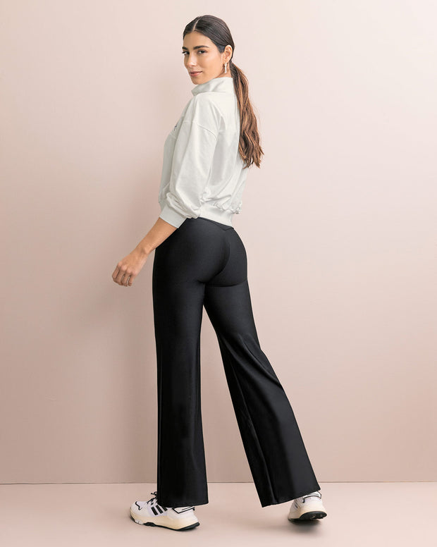 Legging bota recta con compresión de abdomen