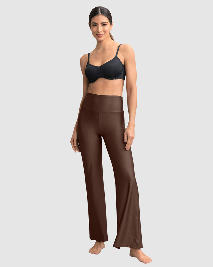 Legging bota recta con compresión de abdomen