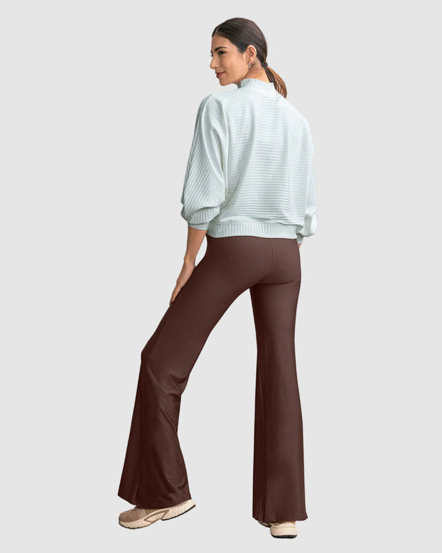 Legging bota recta con compresión de abdomen