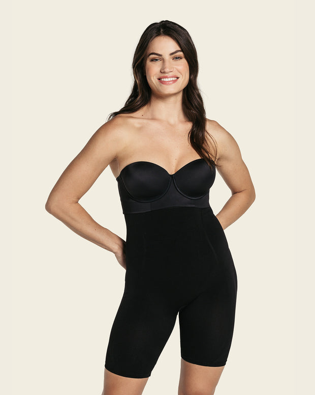 Body faja media pierna invisible levanta cola