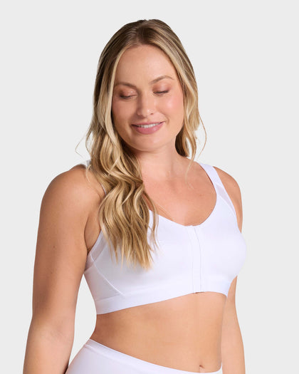 Brasier corrector de postura con compresión de volumen del busto Multi/Functional#color_000-blanco