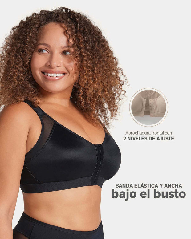 Brasier facilitador de postura con reducción de volumen del busto