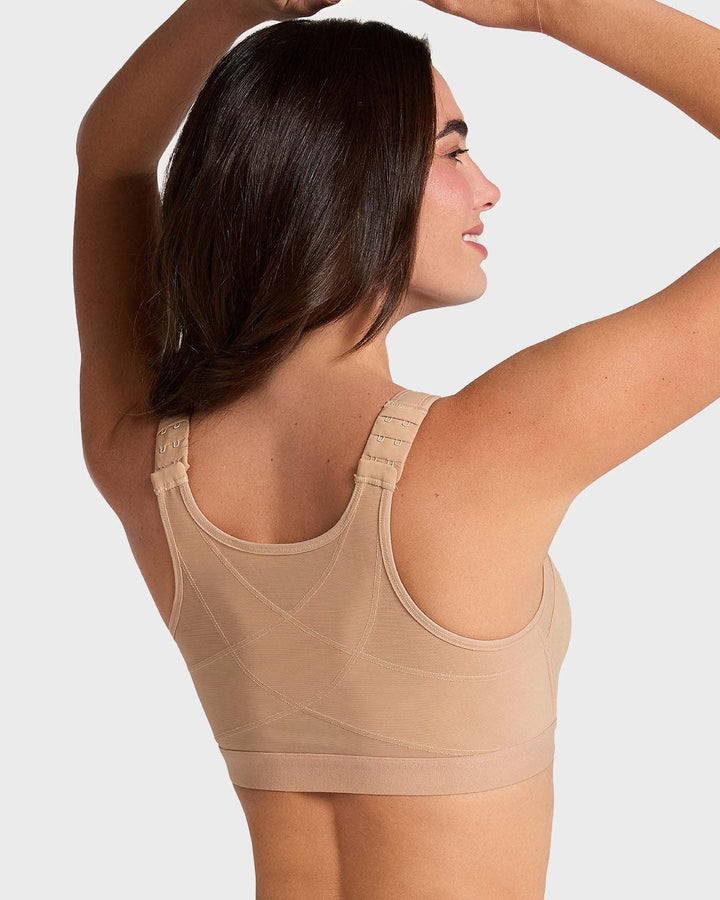 Brasier corrector de postura con compresión de volumen del busto Multi/Functional