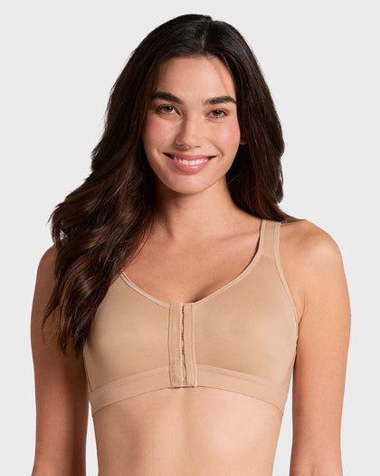 Brasier corrector de postura con compresión de volumen del busto Multi/Functional#color_801-cafe-medio