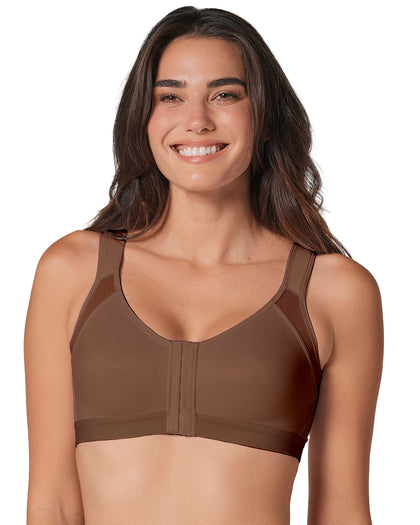 Brasier corrector de postura, compresión volumen del busto#color_875-cafe-oscuro