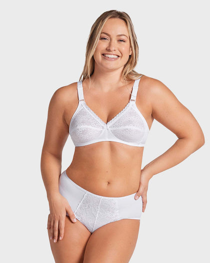 Brasier clásico sin varilla con copas en encaje